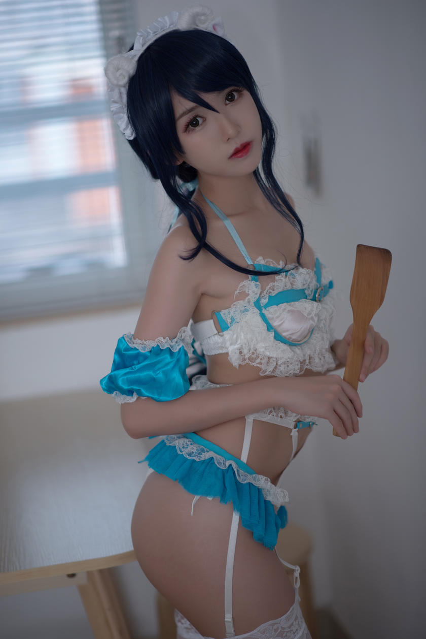 网红Coser@鳗鱼霏儿 – 兽耳 蕾丝女仆 [11P/128MB]