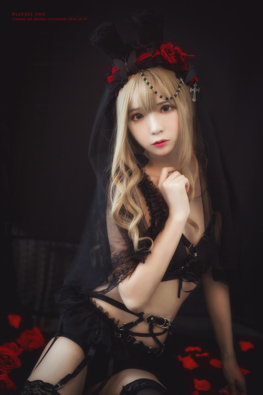 网红Coser@疯猫ss -黑色玫瑰 [20P/27MB]