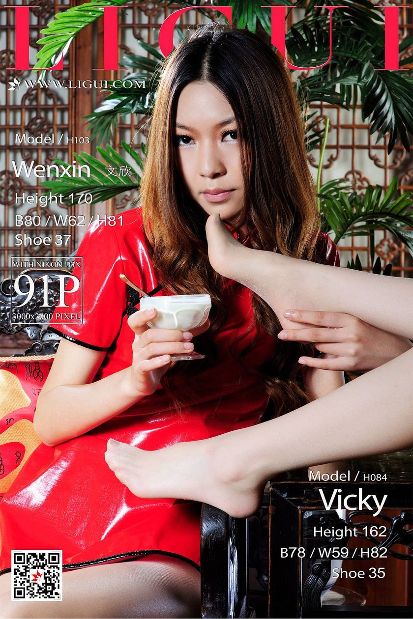 [Ligui丽柜] 2018.05.04 Model 文欣、Vicky[91+1P/95.8M]