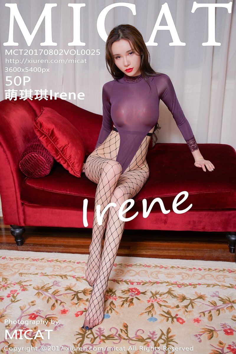 [MICAT猫萌榜] 2017.08.02 Vol.025 萌琪琪Irene [50+1P-182M]