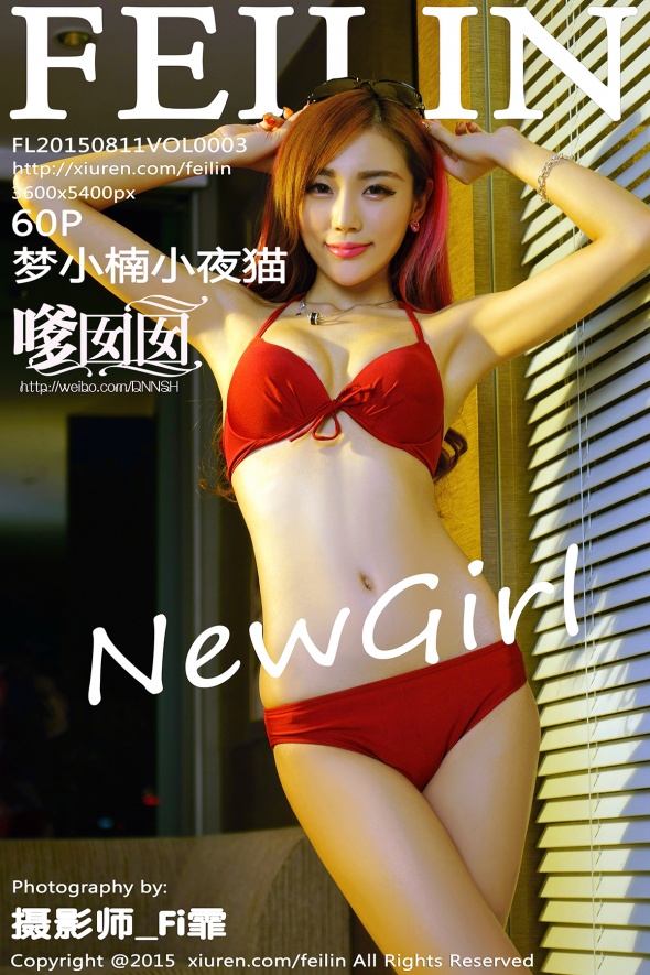 [FEILIN嗲囡囡] 2015.08.11 VOL.003 梦小楠小夜猫 [60P+1P/223M]