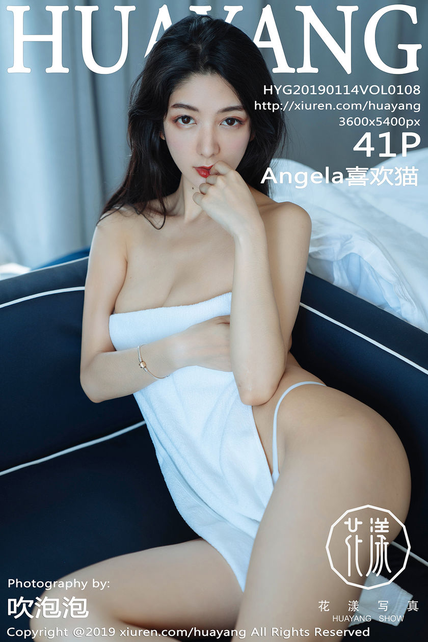 [花漾show] 2019.01.14 NO.108 Angela喜欢猫 [41+1P/107M]